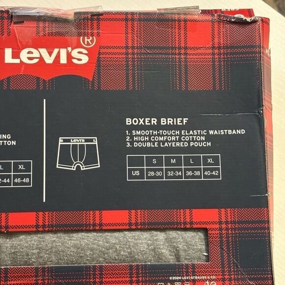 LEVIS 6 PIECE MIX & MATCH SET BOXER AND CREW NECK TSHIRTS SMALL NEW - Picture 8 of 10